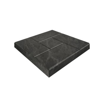 Плитка тротуарная Кирпичик калифорния черная 300х300х30 мм