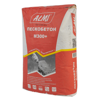 Пескобетон Almi М-300+, 25 кг