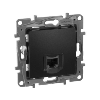 Механизм розетки компьютерной RJ45 5E Etika антрацит IP20 Legrand