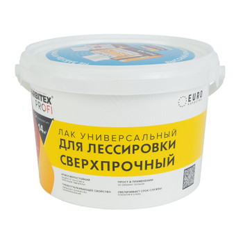Лак для лессировки FARBITEX PROFI универсальный сверхпрочный 3 л