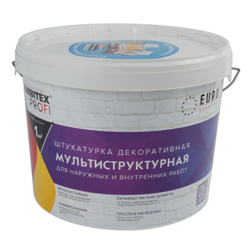 Штукатурка декоративная FARBITEX PROFI мультиструктурная 9 л