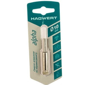 Изображение товара Сверло алмазное по керамограниту и керамике 10мм Hagwert