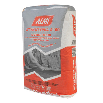 Штукатурка цементная Almi А100 25 кг
