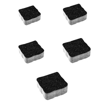 Плитка тротуарная Антик стоунмикс черный 0,94 м²