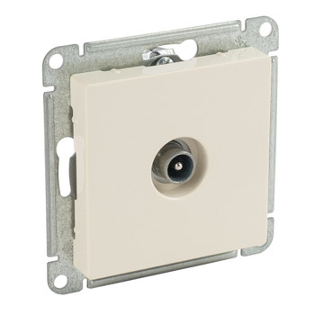 Механизм розетки TV проходной 4DB Systeme Electric AtlasDesign, бежевый