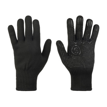 Изображение товара Перчатки х/б с ПВХ 5 нитей 10 класс черные размер 9