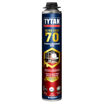 Пена монтажная Tytan Ultra Fast 70 профессиональная летняя 870 мл