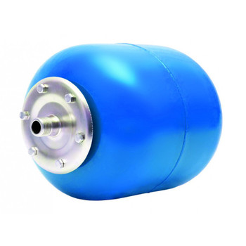 Гидроаккумулятор Eterna В-35 оцинкованный фланец вертикальный синий