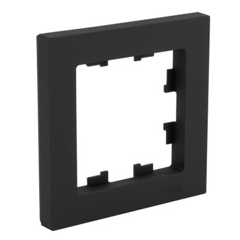 Рамка одноместная AtlasDesign карбон IP20 Systeme Electric