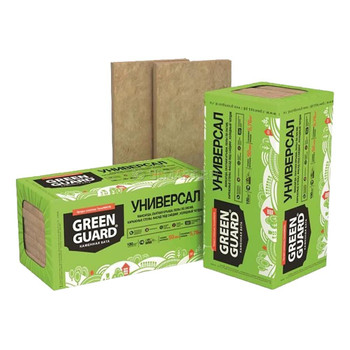 Утеплитель GreenGuard Универсал 1200х600х50 мм, 8 шт/уп