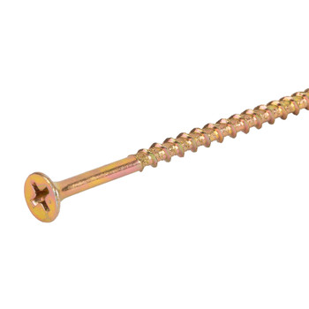 Изображение товара Саморез по дереву 3,8х65/64мм желтый цинк неполная резьба