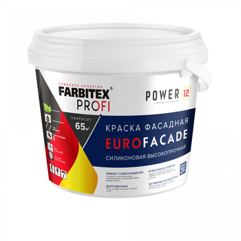 Краска фасадная FARBITEX PROFI EuroFacade белая база А 8 л