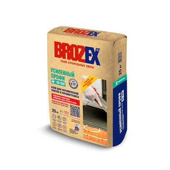 Клей для плитки Brozex Усиленный Профи KS 100 С1Т, 25 кг