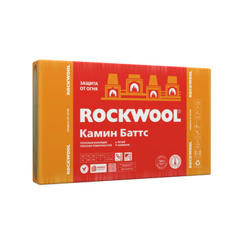Утеплитель Rockwool Камин Баттс 1000x600x30 мм, 4 шт/уп