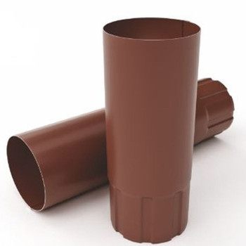 Труба водосточная шоколад RAL 8017 OSNO 125х90х3000 мм