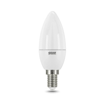 Лампа светодиодная Gauss Elementary свеча 12Вт E14 нейтральный белый свет 4100K