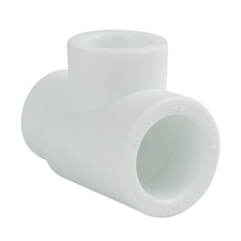 Изображение товара Тройник полипропиленовый 25х20х20мм переходной RTP Изображение товара Тройник полипропиленовый 25х20х20мм переходной RTP