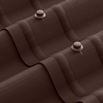 Лист Ондулин SMART Коричневый 1950х950 мм