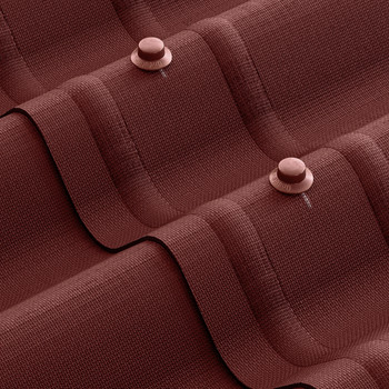 Лист Ондулин SMART Красный 1950х950 мм