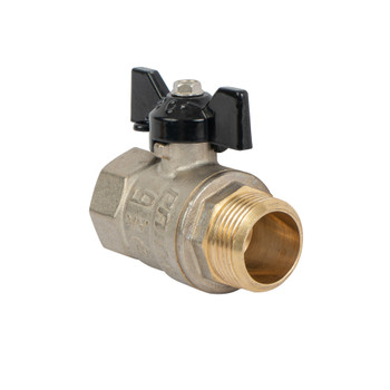 Кран шаровый LD Pride НР-ВР 3/4" бабочка с биркой