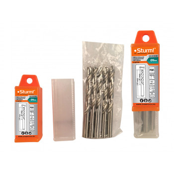 Изображение товара Сверло по металлу 9,0х125мм, 5 шт/уп Sturm!