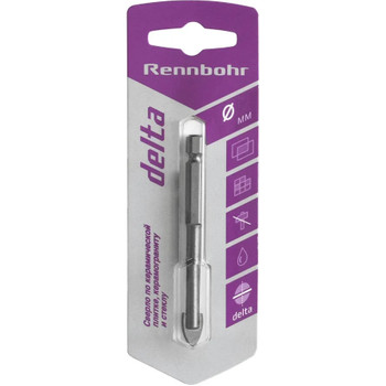 Изображение товара Сверло по керамике и стеклу 12 мм Delta надежный инструмент для ремонта