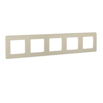 Рамка 5-местная Legrand Inspiria, слоновая кость