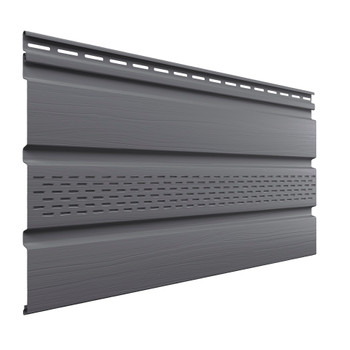 Софит виниловый Технониколь Оптима перфорированный 1х334мм бруния 3м