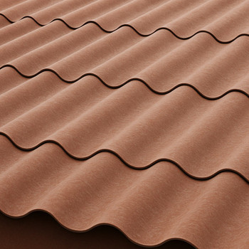 Шифер 8-волновой 1750х1130х5,2 мм молочный шоколад