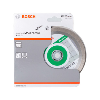 Изображение товара Диск по керамике алмазный Bosch 125х22,23 мм Изображение товара Диск по керамике алмазный Bosch 125х22,23 мм