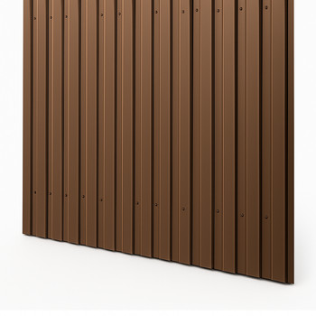 Профнастил С-8 1200х2000 NormanMP 0,5 мм коричневый шоколад