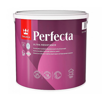 Краска интерьерная износостойкая Tikkurila Harmony Perfecta белая база A 2,7 л