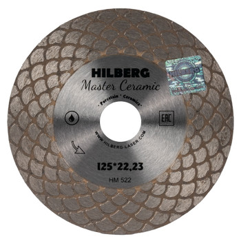 Изображение товара Алмазный диск по керамике Hilberg Master Ceramic 125 мм для точных резов Изображение товара Алмазный диск по керамике Hilberg Master Ceramic 125 мм для точных резов