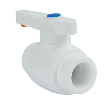 Изображение товара Кран шаровый полипропиленовый 25мм с ручкой полнопроходной RTP