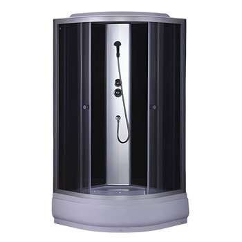 Душевая кабина Comforty высокий поддон 90х90см стекло тонированное 4мм