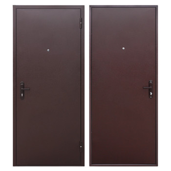 Дверь входная металлическая Ferroni стройгост металл/металл медный антик 960 мм правая