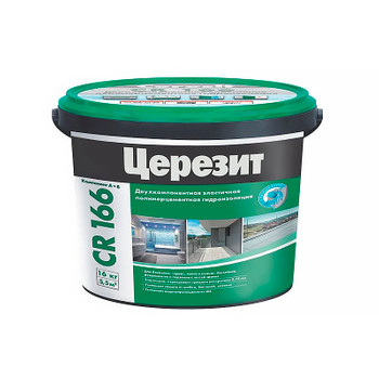 Гидроизоляция Церезит CR 166 двухкомпонентная 16 кг