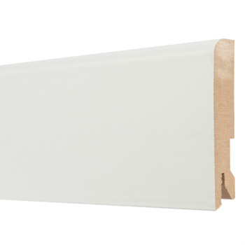 Плинтус МДФ Bonkeel 24116 белый под покраску 2400х80х16 мм