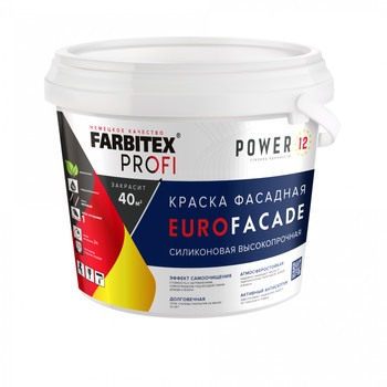 Краска фасадная FARBITEX PROFI EuroFacade бесцветная база С 2,1 л