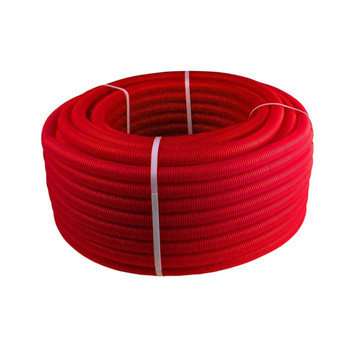 Труба гофрированная Ø20 красная (на 12-16 трубу)