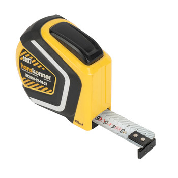 Рулетка 10мх27мм автостоп, магнитный зацеп, двухсторонняя лента Hanskonner