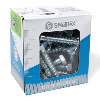 Изображение товара Шуруп для крепления лаг и реек SteelRex 6х60 мм 40 шт/уп