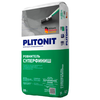 Ровнитель для пола Plitonit СуперФиниш 20 кг