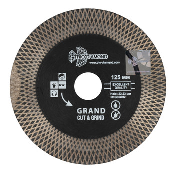 Изображение товара Алмазный диск Trio-Diamond Grand Cut&Grind 125 мм
