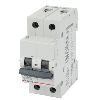 Изображение товара Автоматический выключатель двухполюсной 6А 4.5кА Legrand RX3