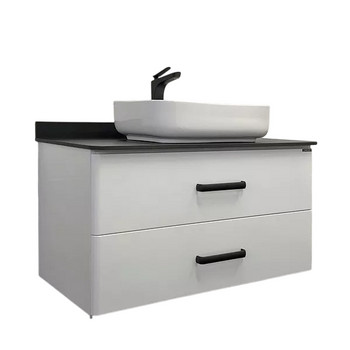 Изображение товара Подвесная тумба Comforty Амстердам 95 с раковиной белый глянец