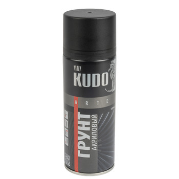 Грунт аэрозольный акриловый Kudo черный 0,52л