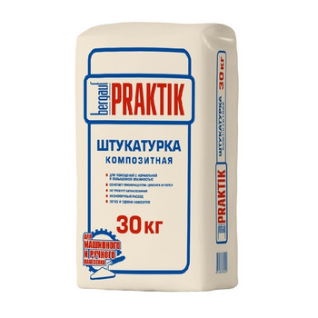 Штукатурка композитная Bergauf Praktik 30кг