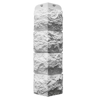 Изображение товара Угол наружный Docke Dufour 125х125 мм из ПВХ для фасадов серый