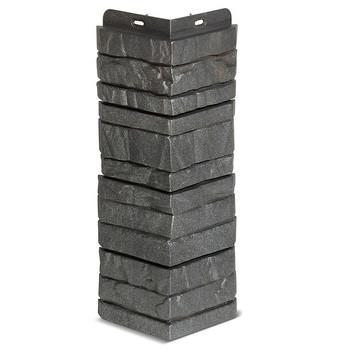 Изображение товара Пластиковый наружный угол Docke Stein антрацит 145х145 мм для фасада